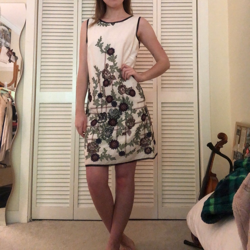 Max Studio Floral Pattern Dress